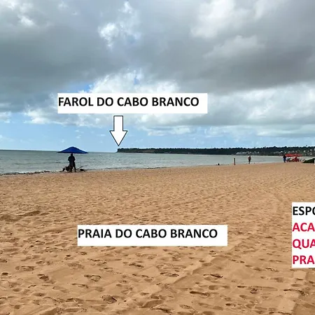 Flat A Beira Mar Na Praia Do Cabo Branco Joao Pessoa Exterior photo